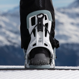Wiązania snowboardowe unisex Nidecker 2025 Flow Fuse Hybrid White XL