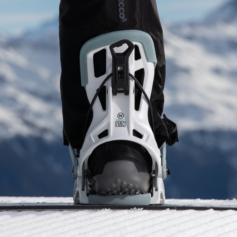 Wiązania snowboardowe unisex Nidecker 2025 Flow Fuse Hybrid White XL