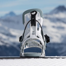 Wiązania snowboardowe unisex Nidecker 2025 Flow Fuse Hybrid White M