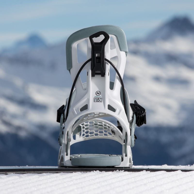 Wiązania snowboardowe unisex Nidecker 2025 Flow Fuse Hybrid White M