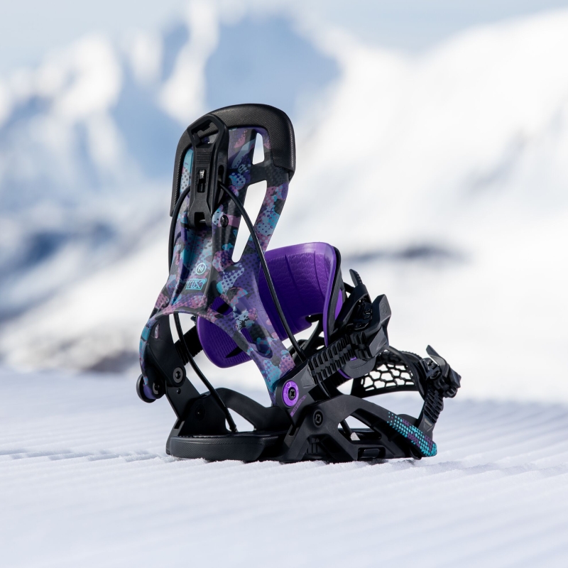 Wiązania snowboardowe unisex Nidecker 2025 Flow Fuse Hybrid MiamiCamo L