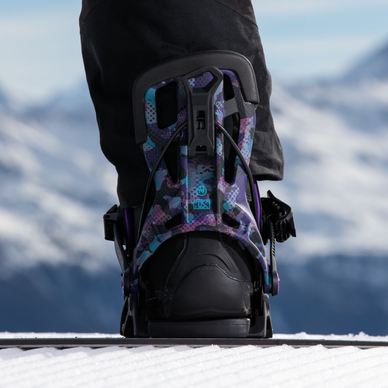 Wiązania snowboardowe unisex Nidecker 2025 Flow Fuse Hybrid MiamiCamo L