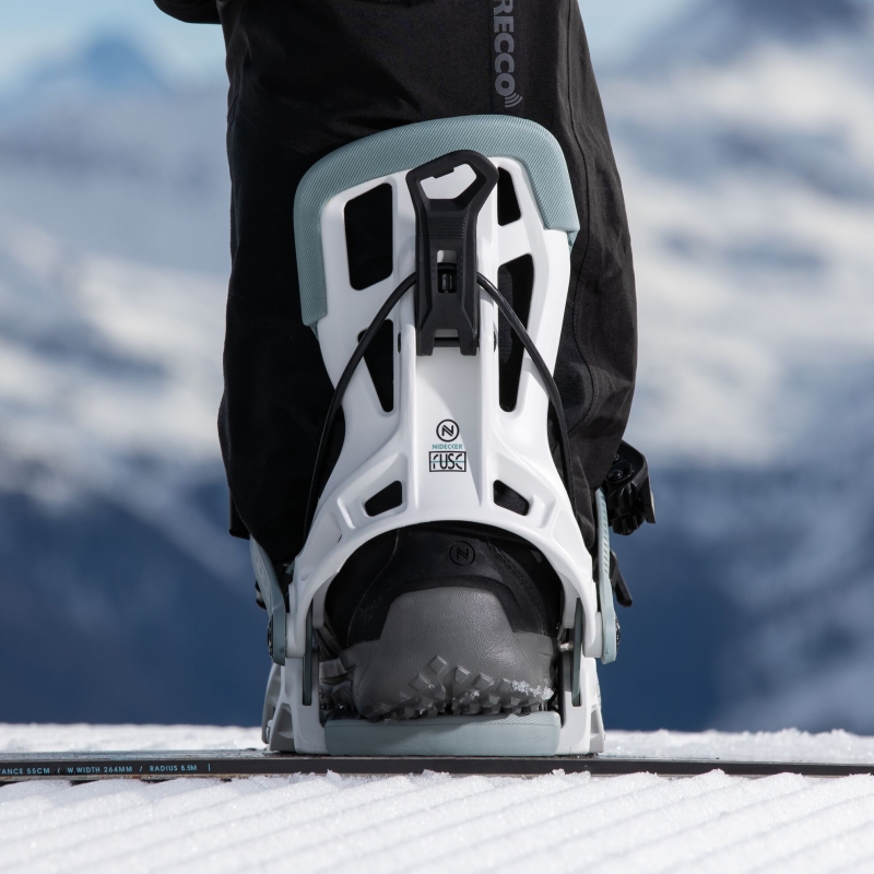 Wiązania snowboardowe unisex Nidecker 2025 Flow Fuse White XL