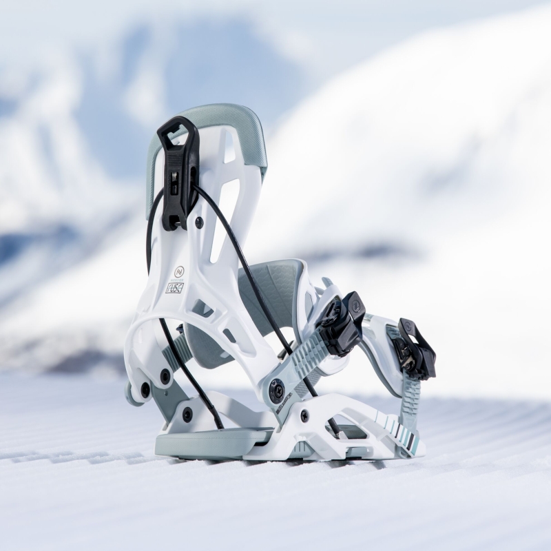 Wiązania snowboardowe unisex Nidecker 2025 Flow Fuse White L