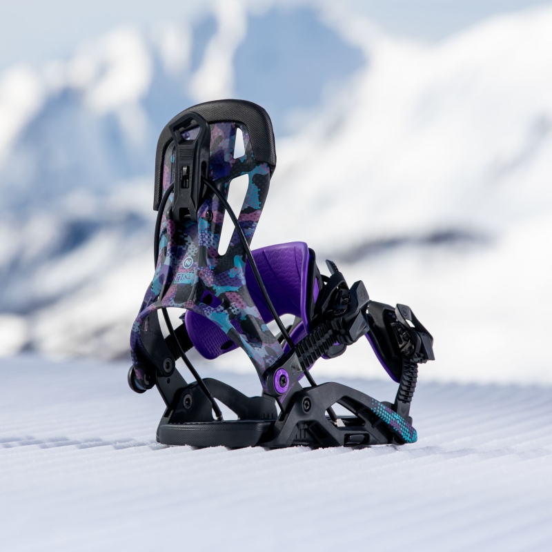 Wiązania snowboardowe unisex Nidecker 2025 Flow Fuse MiamiCamo XL