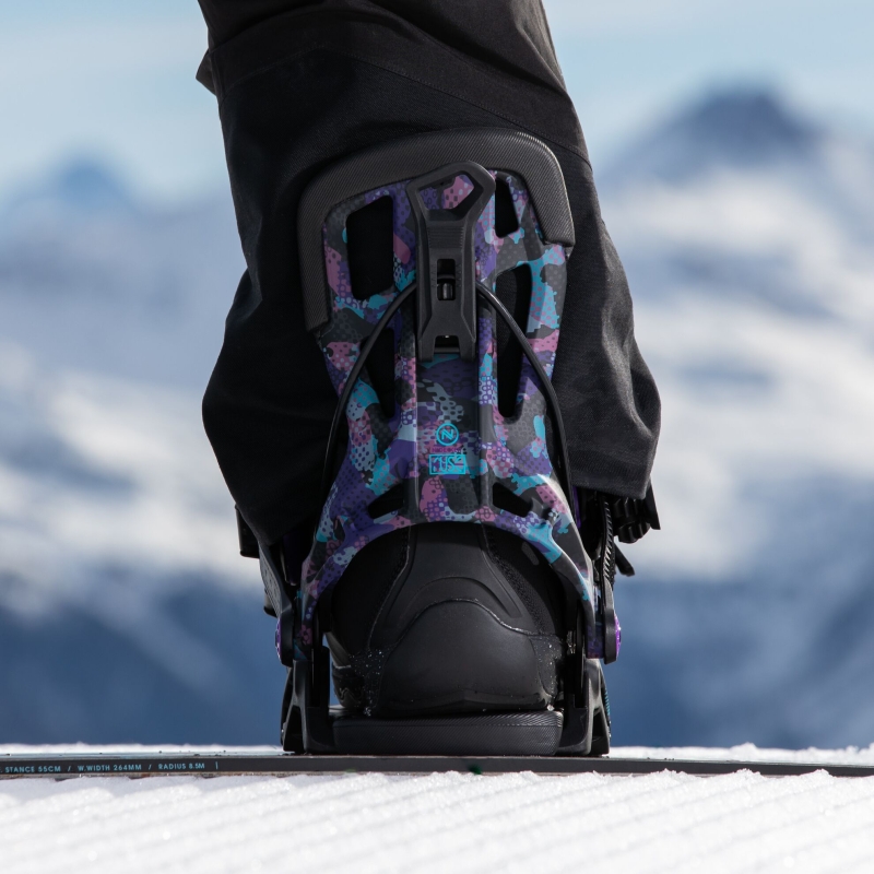 Wiązania snowboardowe unisex Nidecker 2025 Flow Fuse MiamiCamo XL