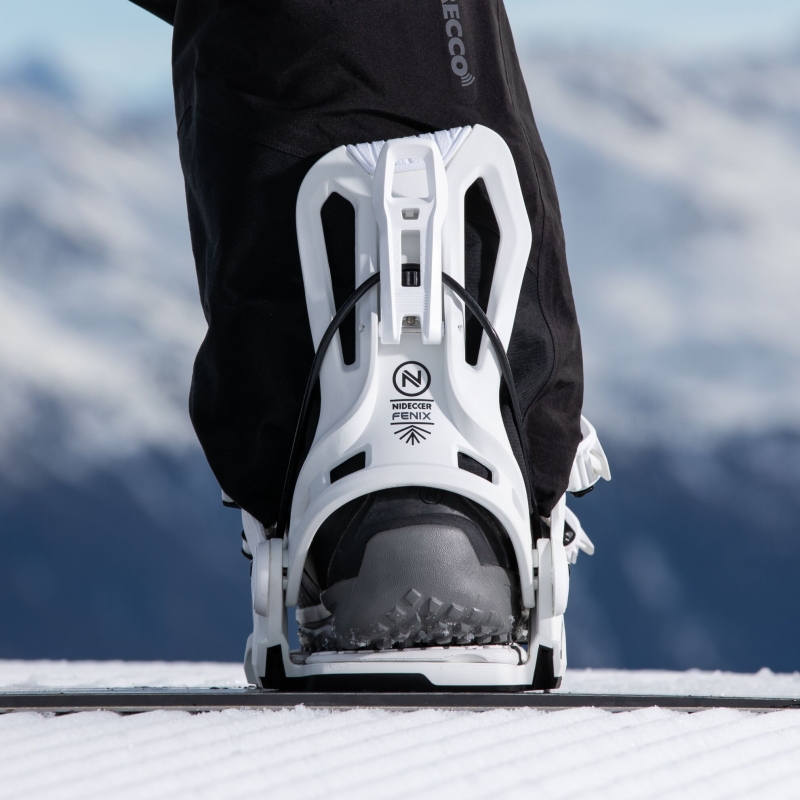 Wiązania snowboardowe unisex Nidecker 2025 Flow Fenix White XL