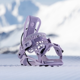 Wiązania snowboardowe unisex Nidecker 2025 Flow Fenix Lavender XL