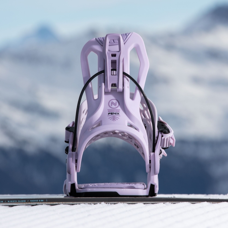 Wiązania snowboardowe unisex Nidecker 2025 Flow Fenix Lavender L