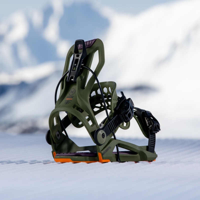 Wiązania snowboardowe unisex Nidecker 2025 Flow Fenix Green XL