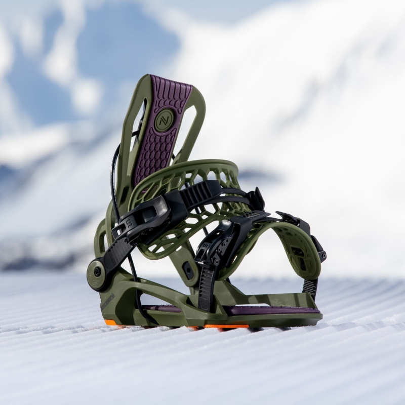 Wiązania snowboardowe unisex Nidecker 2025 Flow Fenix Green XL