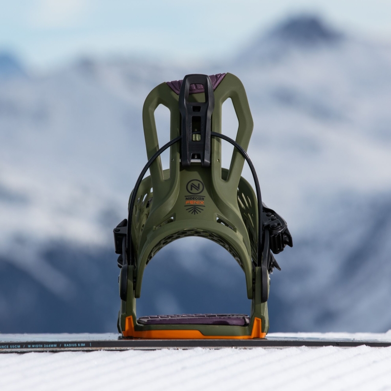 Wiązania snowboardowe unisex Nidecker 2025 Flow Fenix Green XL