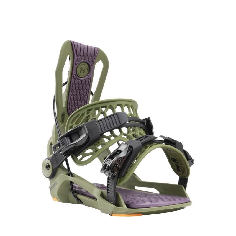 Wiązania snowboardowe unisex Nidecker 2025 Flow Fenix Green L