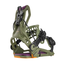 Wiązania snowboardowe unisex Nidecker 2025 Flow Fenix Green L
