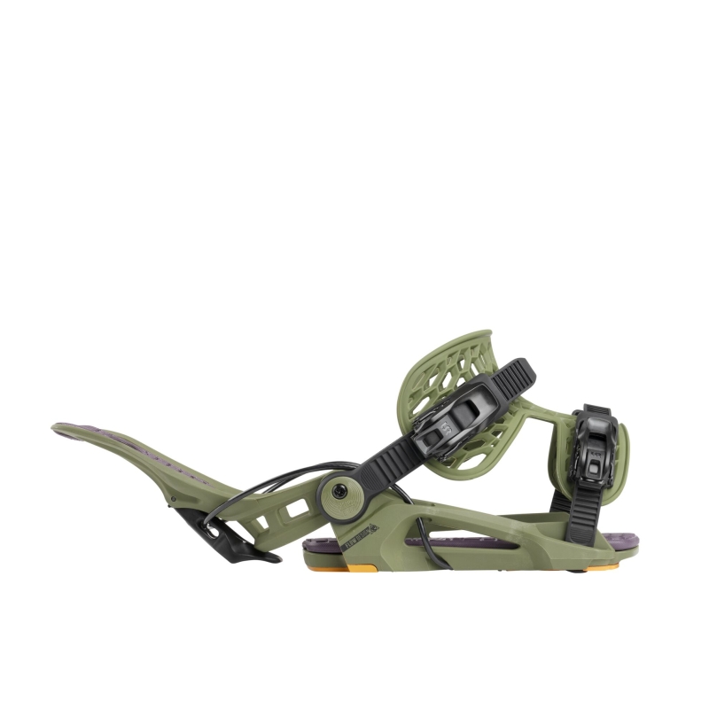 Wiązania snowboardowe unisex Nidecker 2025 Flow Fenix Green L