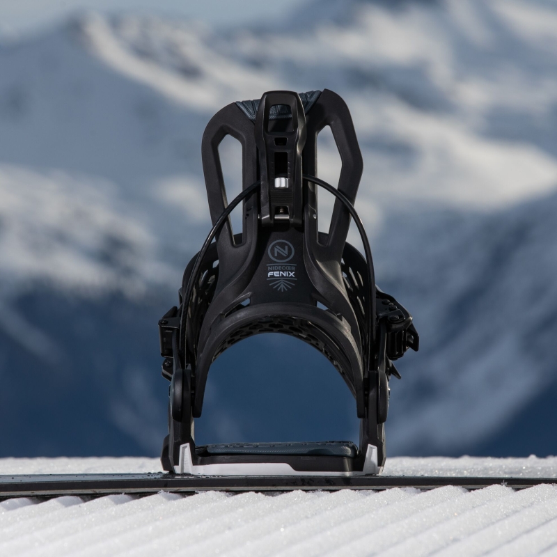 Wiązania snowboardowe unisex Nidecker 2025 Flow Fenix Black L