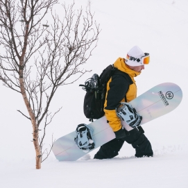 Wiązania snowboardowe unisex Nidecker 2025 Supermatic CannonBlue XL