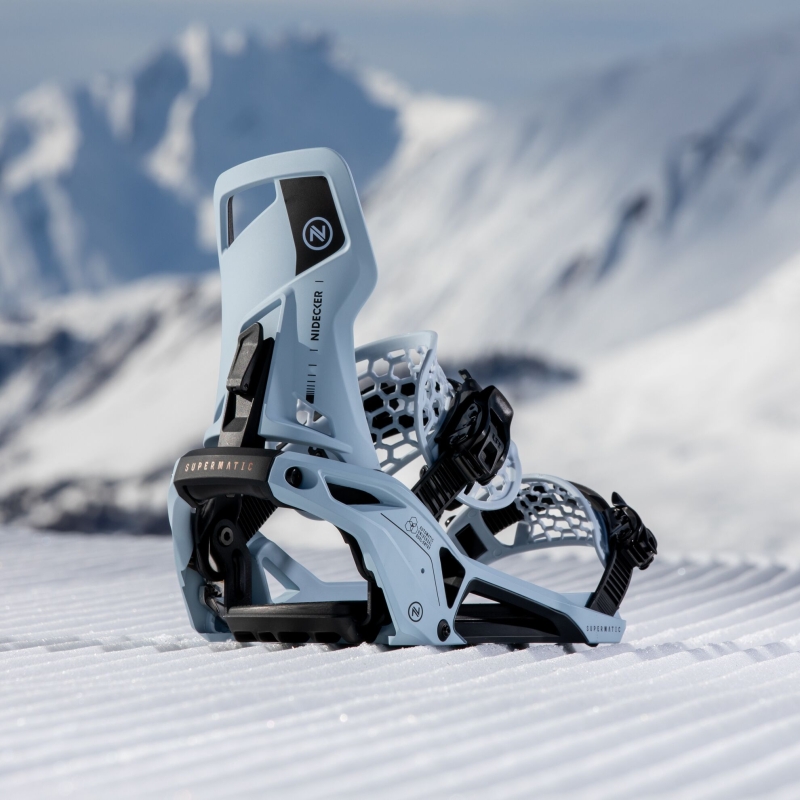 Wiązania snowboardowe unisex Nidecker 2025 Supermatic CannonBlue S