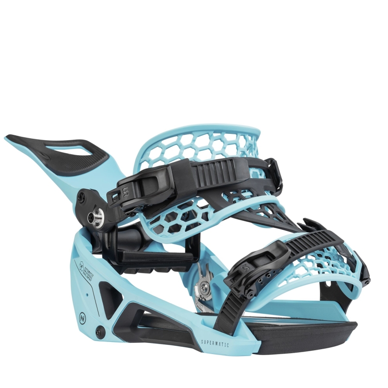 Wiązania snowboardowe unisex Nidecker 2025 Supermatic EscapeCyan L