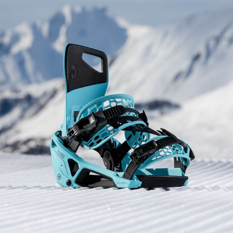 Wiązania snowboardowe unisex Nidecker 2025 Supermatic EscapeCyan L