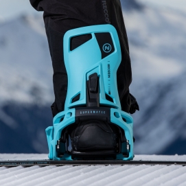 Wiązania snowboardowe unisex Nidecker 2025 Supermatic EscapeCyan L