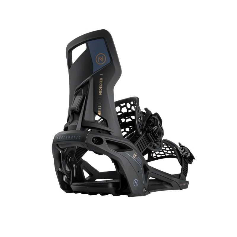 Wiązania snowboardowe unisex Nidecker 2025 Supermatic Black XL