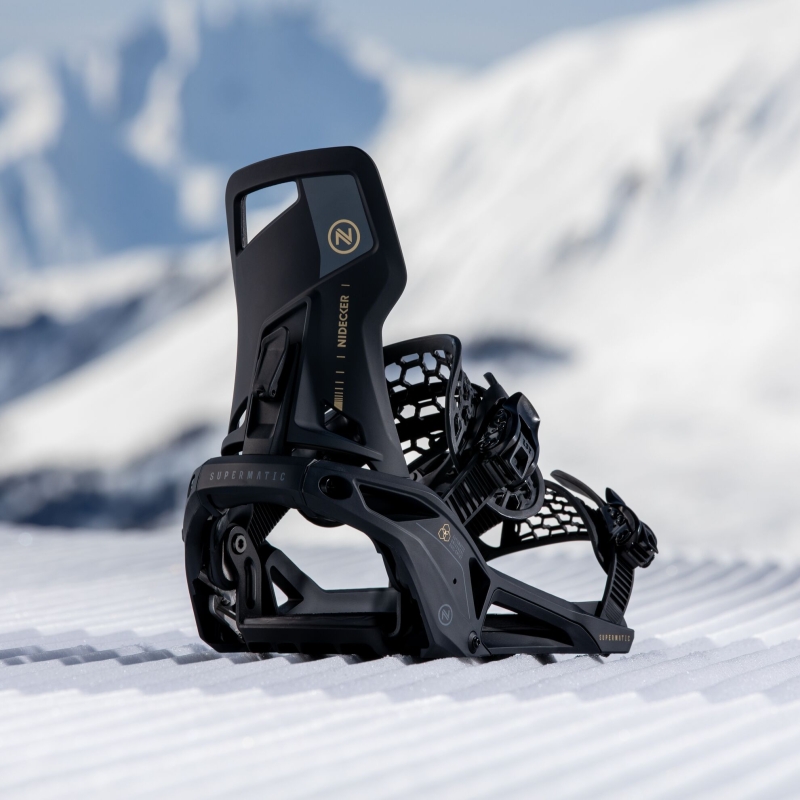 Wiązania snowboardowe unisex Nidecker 2025 Supermatic Black XL