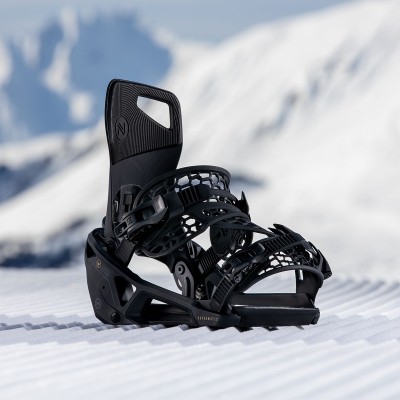 Wiązania snowboardowe unisex Nidecker 2025 Supermatic Black XL