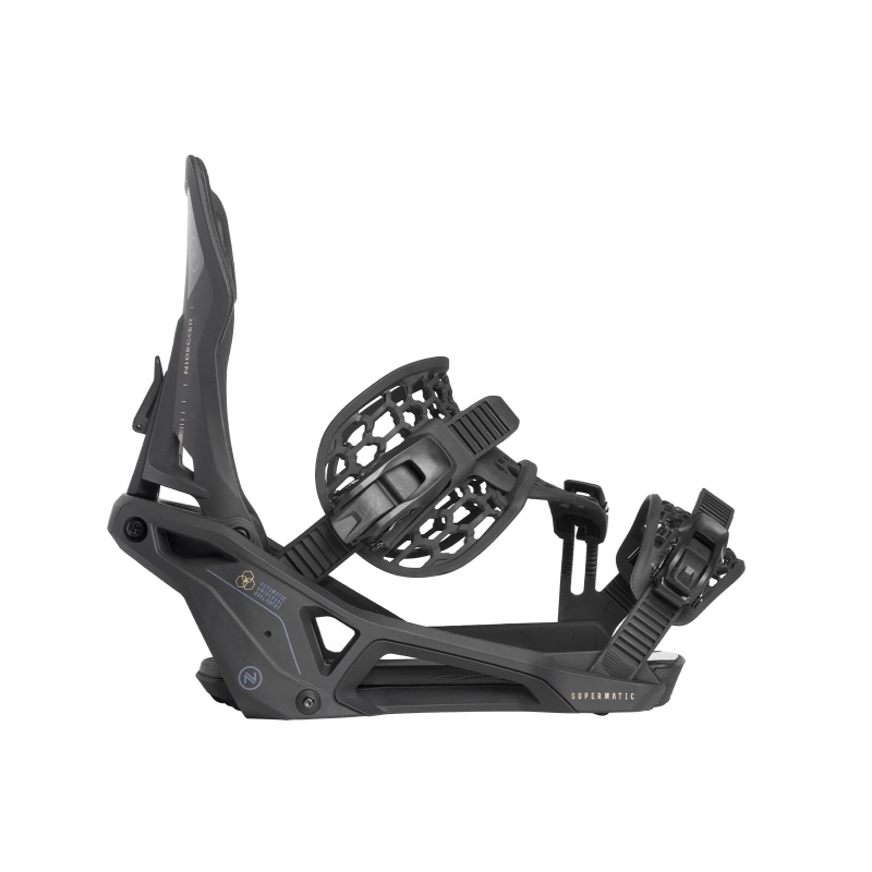 Wiązania snowboardowe unisex Nidecker 2025 Supermatic Black L