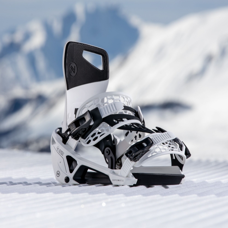 Wiązania snowboardowe unisex Nidecker 2025 Supermatic White XL