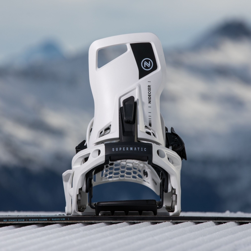 Wiązania snowboardowe unisex Nidecker 2025 Supermatic White XL