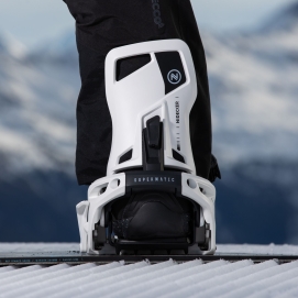 Wiązania snowboardowe unisex Nidecker 2025 Supermatic White XL