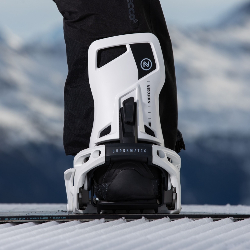 Wiązania snowboardowe unisex Nidecker 2025 Supermatic White XL