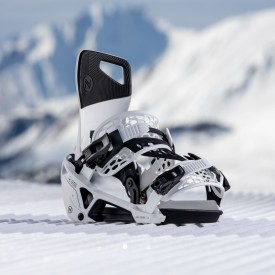 Wiązania snowboardowe unisex Nidecker 2025 SUPERMATIC® White