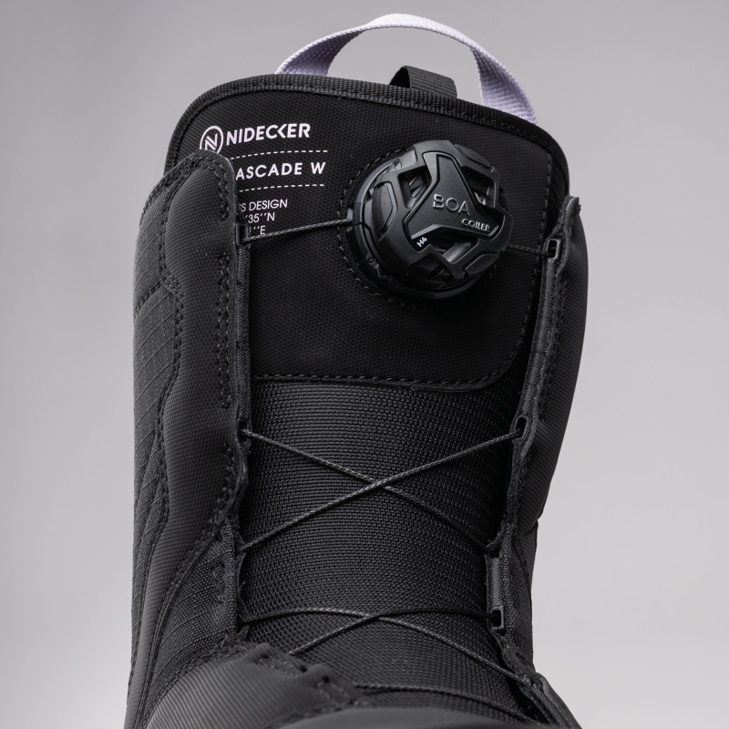 Snowboardschuhe damen Nidecker 2025 Cascade W Black 080