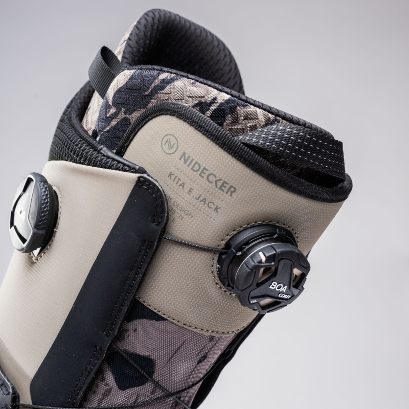 Buty snowboardowe męskie Nidecker 2025 Ejack Kita Camo 090