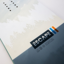 Deska snowboardowa męska Nidecker 2025 Escape Gray 162W