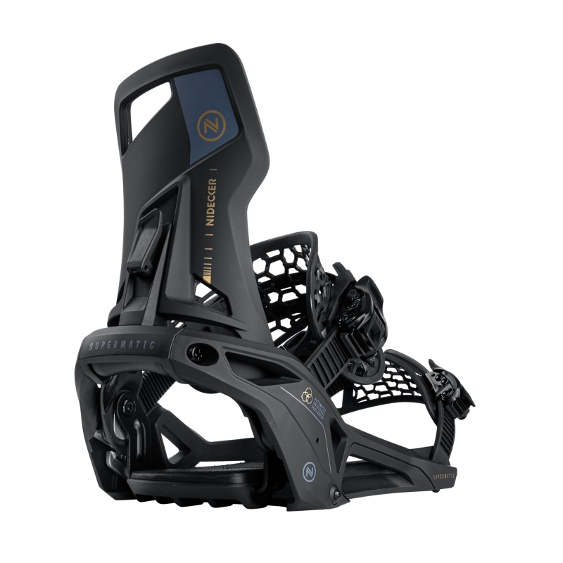 Wiązania snowboardowe unisex Nidecker 2025 Supermatic Black L