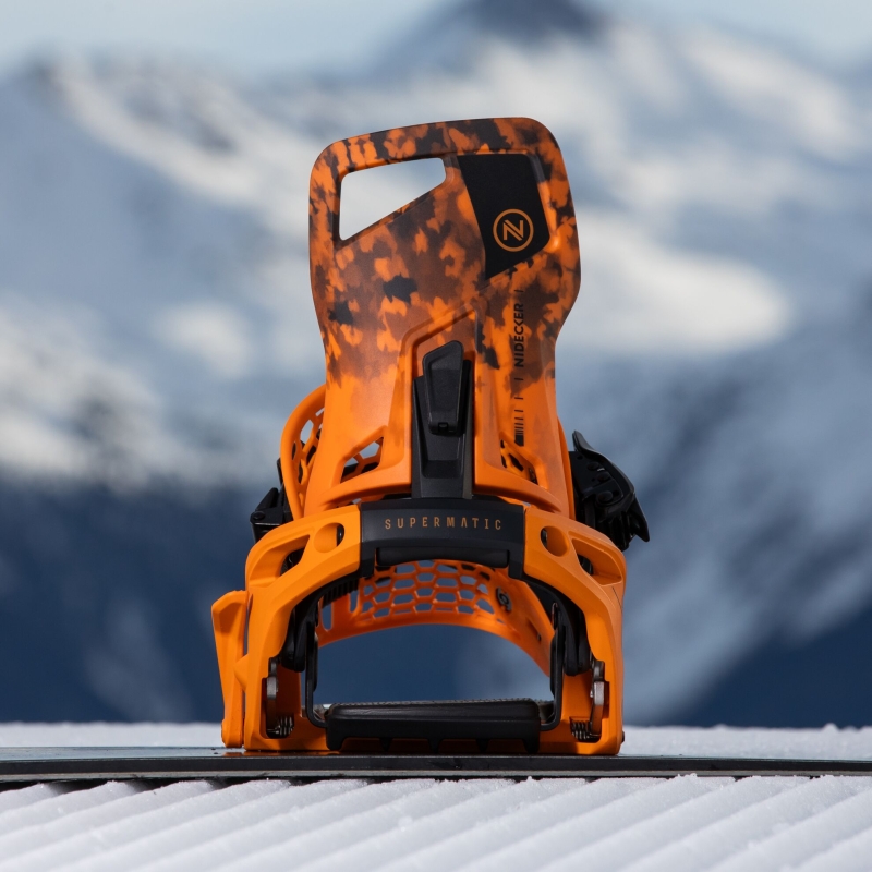 Wiązania snowboardowe unisex Nidecker 2025 Supermatic DuneOrange XL