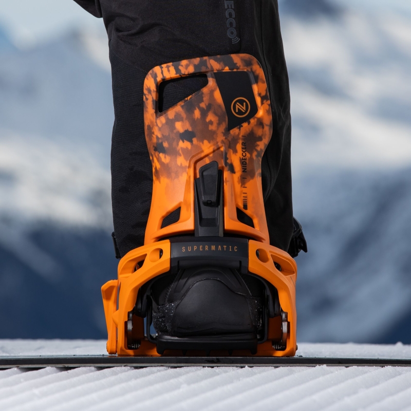 Wiązania snowboardowe unisex Nidecker 2025 Supermatic DuneOrange XL