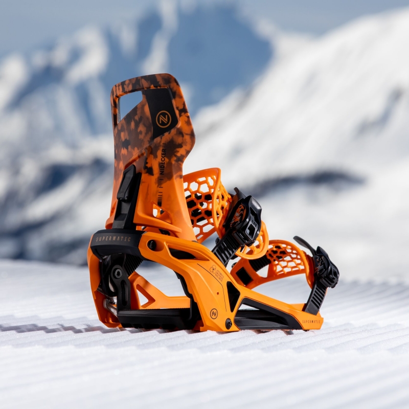 Wiązania snowboardowe unisex Nidecker 2025 Supermatic DuneOrange L