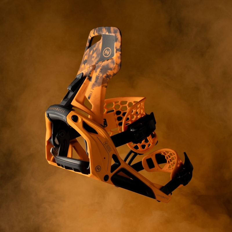 Wiązania snowboardowe unisex Nidecker 2025 Supermatic DuneOrange L