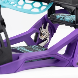 Wiązania snowboardowe unisex Nidecker 2025 Supermatic JokerPurple L