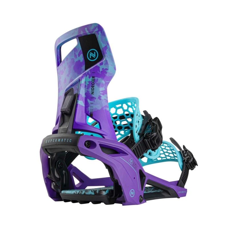Wiązania snowboardowe unisex Nidecker 2025 Supermatic JokerPurple