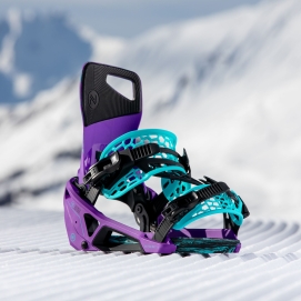 Wiązania snowboardowe unisex Nidecker 2025 Supermatic JokerPurple