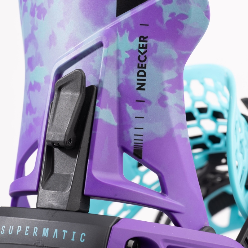 Wiązania snowboardowe unisex Nidecker 2025 Supermatic JokerPurple