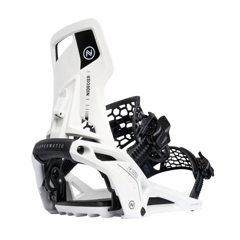 Wiązania snowboardowe unisex Nidecker 2026 OG SUPERMATIC® White