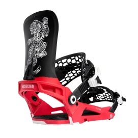 Wiązania snowboardowe unisex Nidecker 2026 Kaon Red Tiger XL