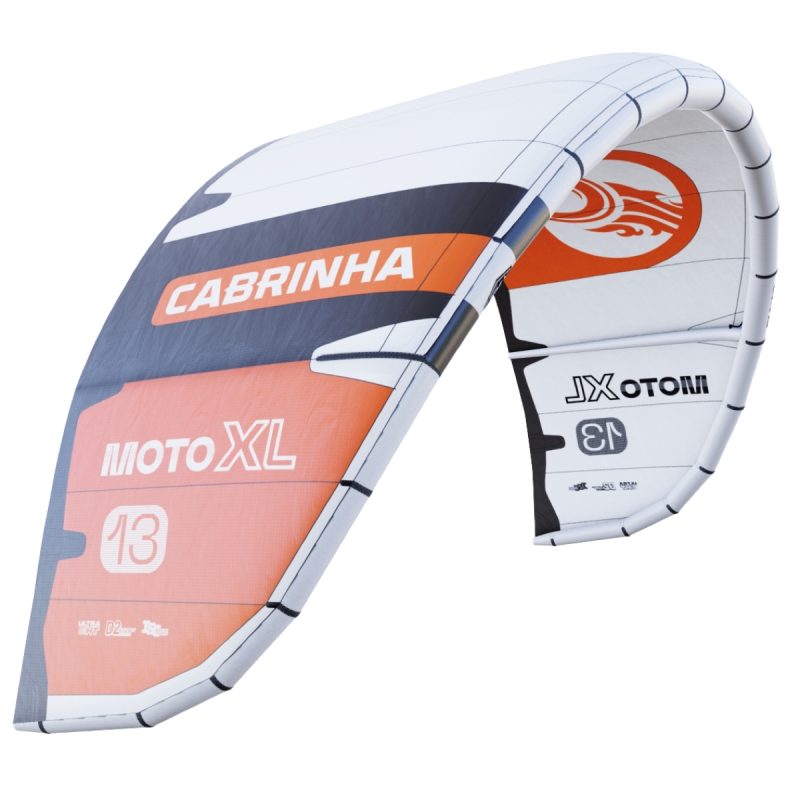 Latawiec kitesurfingowy Cabrinha 2025 Moto XL Apex C4 White Orange - 13.0