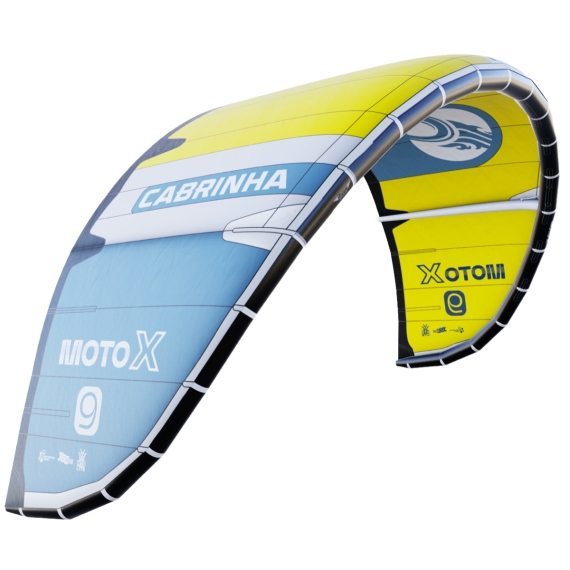 Latawiec kitesurfingowy Cabrinha 2025 Moto X C3 Yellow Petrol Blue  - 7.0